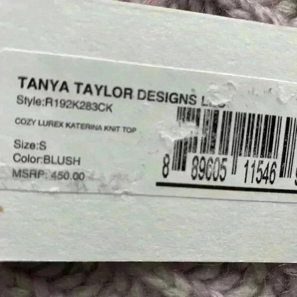 NWT Tanya Taylor Cozy Lurex Katerina knit Sweater small $450 Tuckernuck - Picture 2 of 2